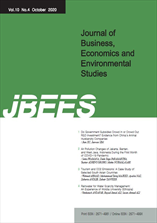 The ﻿Journal of Business, Economics, and Environmental Studies 표지