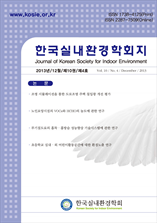 한국실내환경학회지 표지