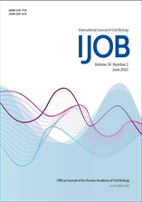 International Journal of Oral Biology 표지
