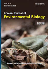 Korean Journal of Environmental Biology 표지
